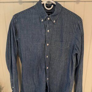 J. Crew - Slim Untucked Chambray Shirt - Small